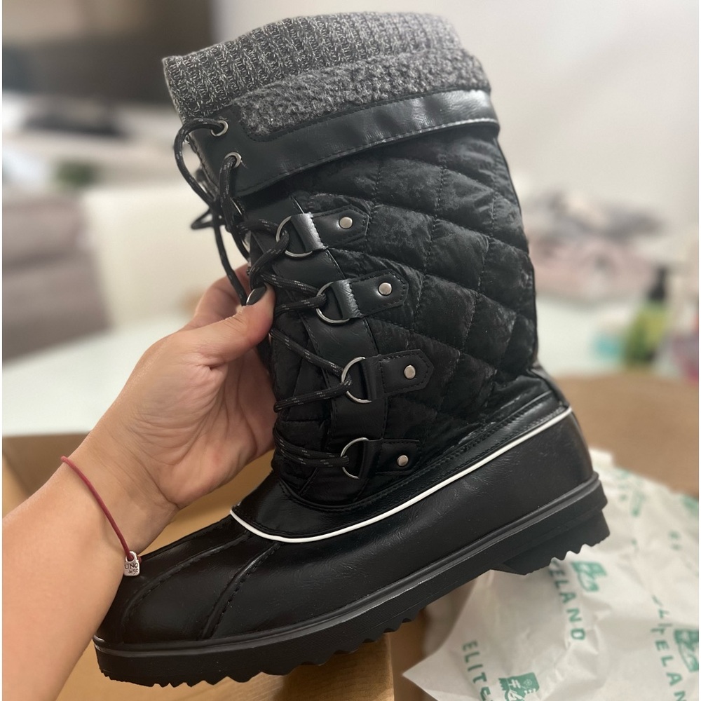 Warmer snowman black